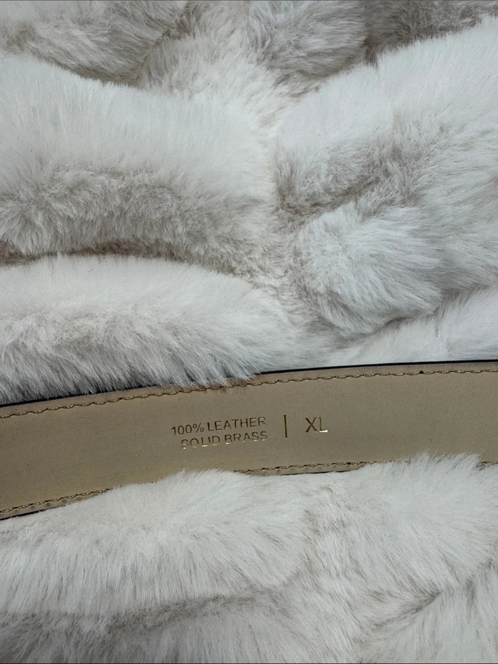 Aritzia Black Leather Belt with Gold-Tone Buckle Accents